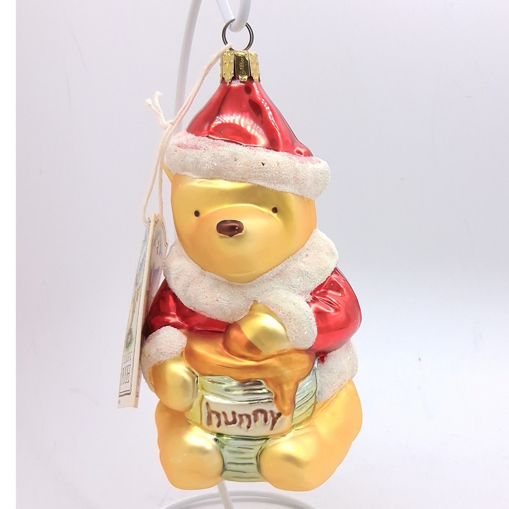 Disney Classic Winnie the Pooh 1997 Glass Christmas Ornament Germany